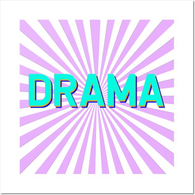 Drama Wall Art by Vintage Dream